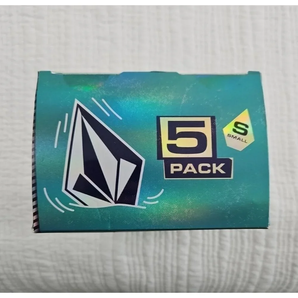 Volcom 5 Pack Boxer Briefs Size Small (28-30) 5.5 inch Inseam‎ NEW Stretch NWT